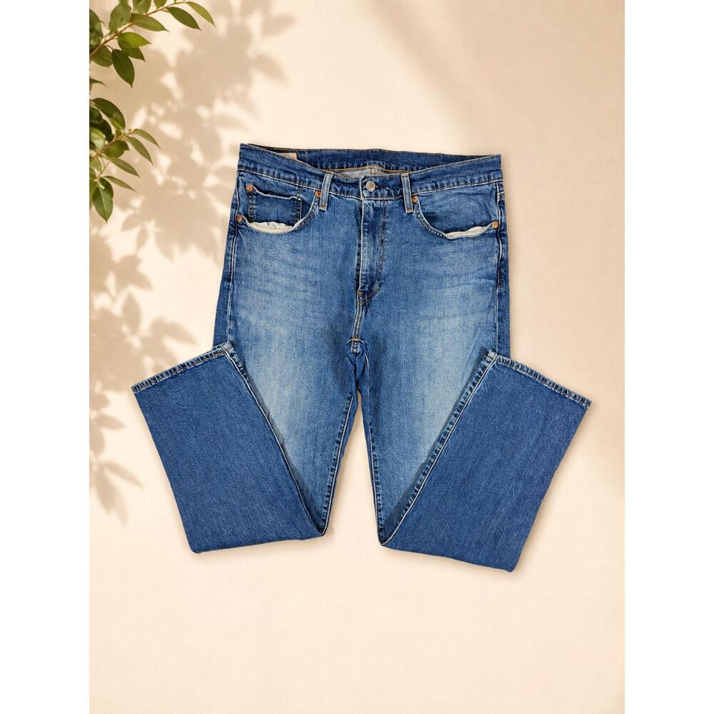 Levi's Premium 514 Straight Jeans Men's W34 L30 Blue Stretch Water<Less Denim